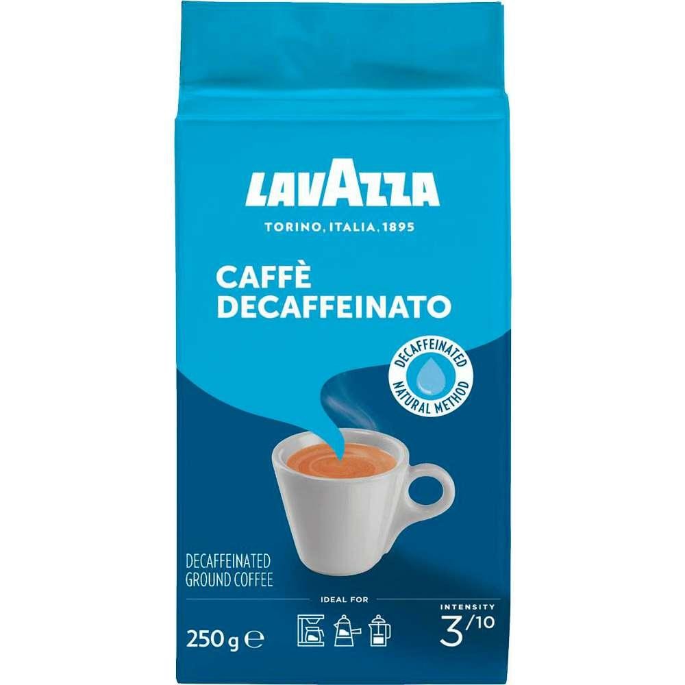 Decaffeinated, ground coffee
