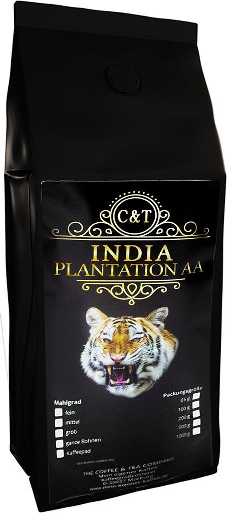 Coffee Globetrotter - Real Rarities (Medium Ground, 1000g) India Plantation AA