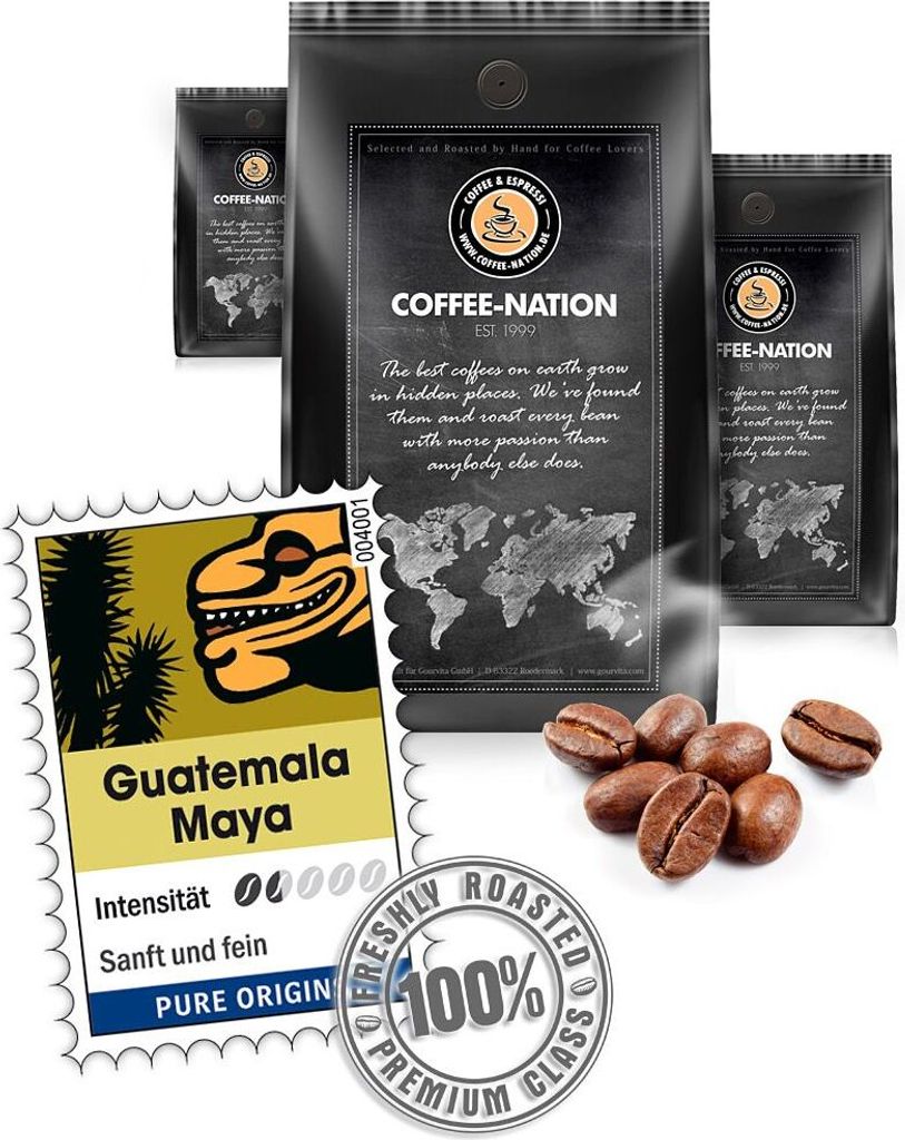 Coffee GUATEMALA MAYA by Coffee-Nation, 500g beans