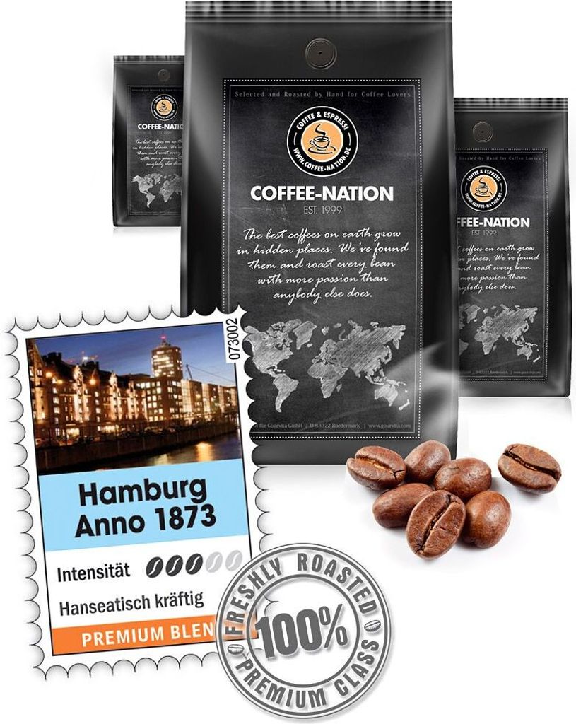 Coffee HAMBURG ANNO 1873 by Coffee-Nation, 500g beans