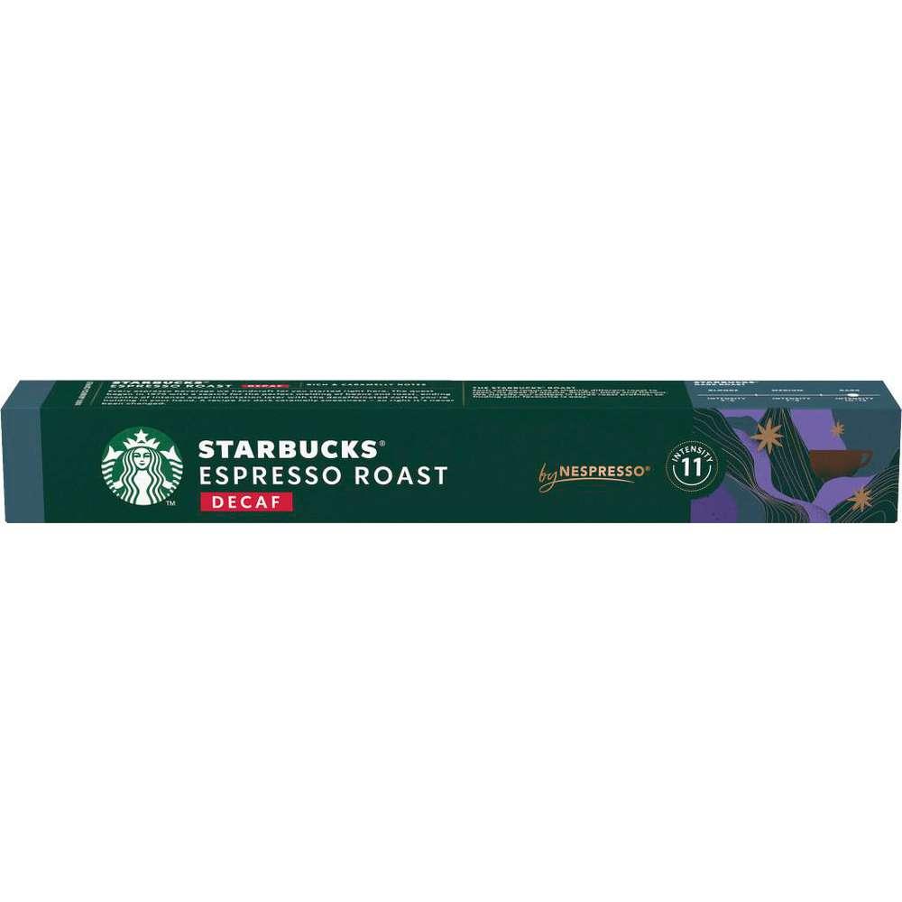 Decaffeinated coffee capsules, espresso