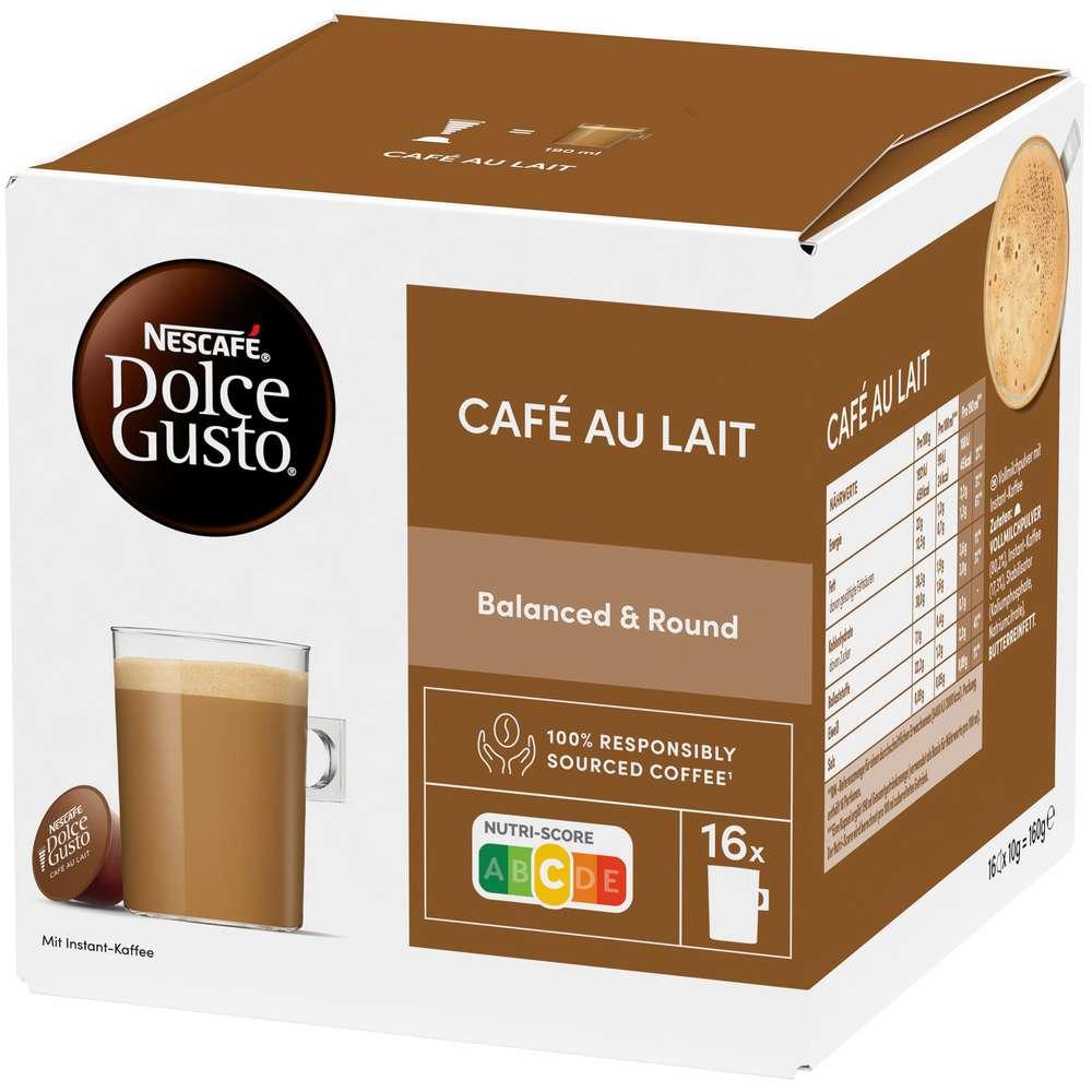 Coffee capsules Dolce Gusto, Caffè au lait