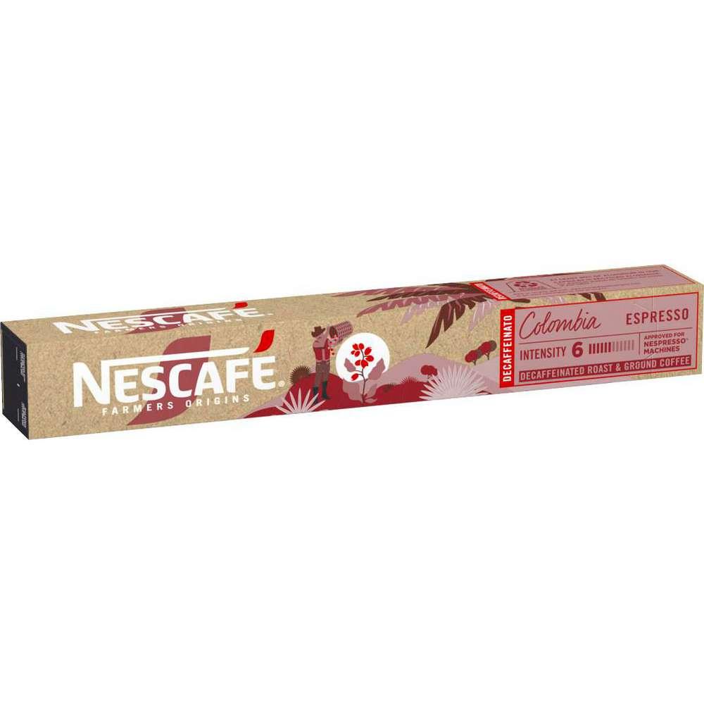 Coffee capsules Famers Origins Colombia, Decaffeinato Espresso