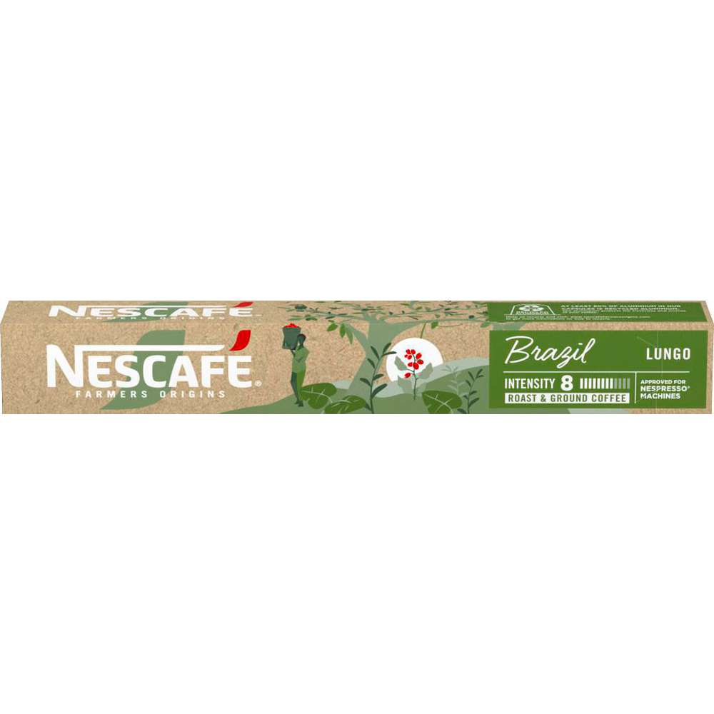 Coffee capsules, Farmers Origins Brazil Lungo