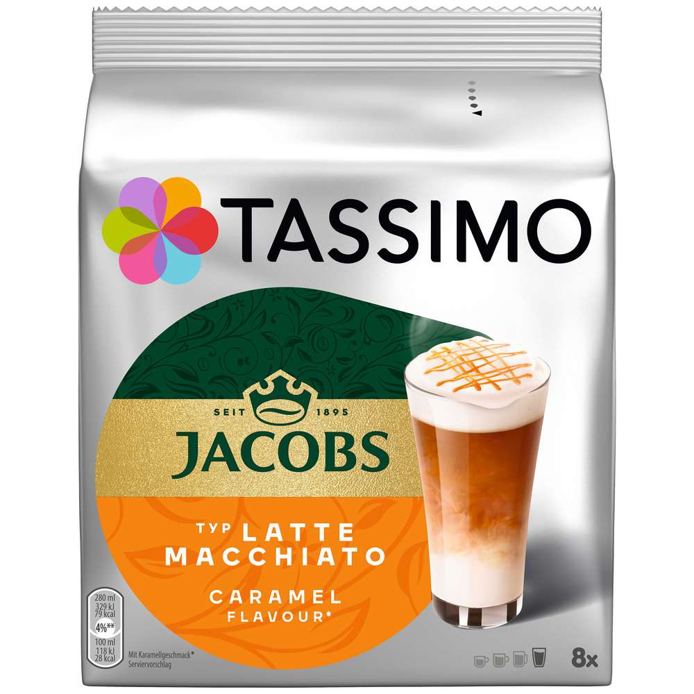 Coffee capsules, Latte Macchiato Caramel