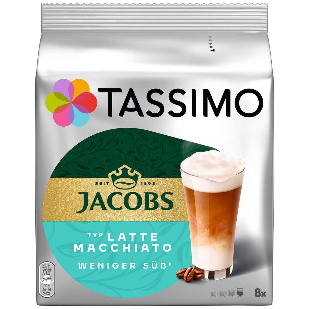 Coffee capsules Latte Macchiato, less sweet