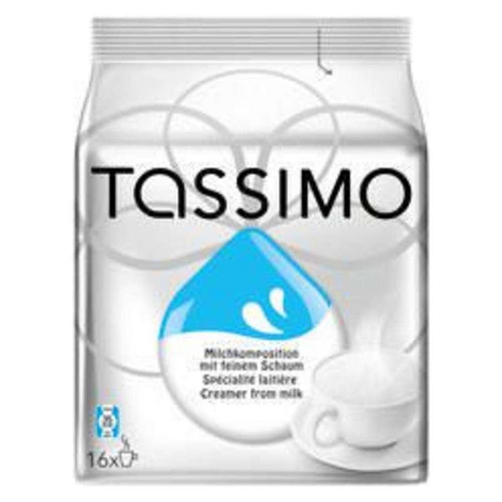 Coffee capsules, milk composition