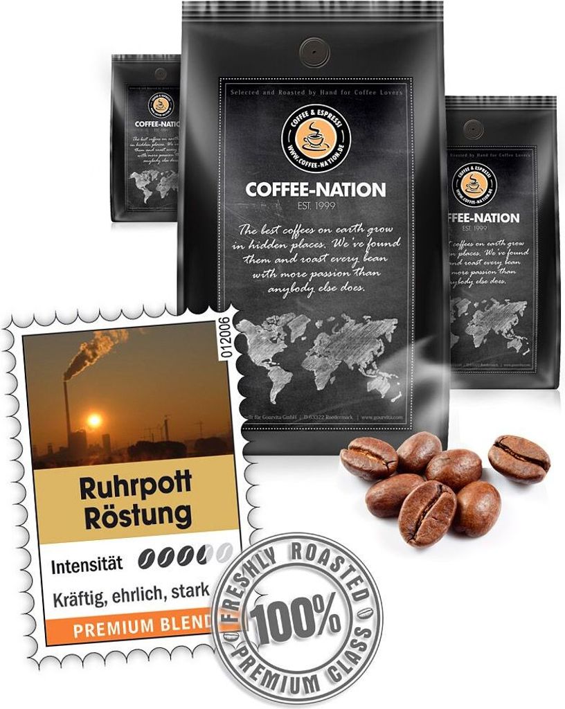 Coffee RUHRPOTT ROAST by Coffee-Nation, 500g beans