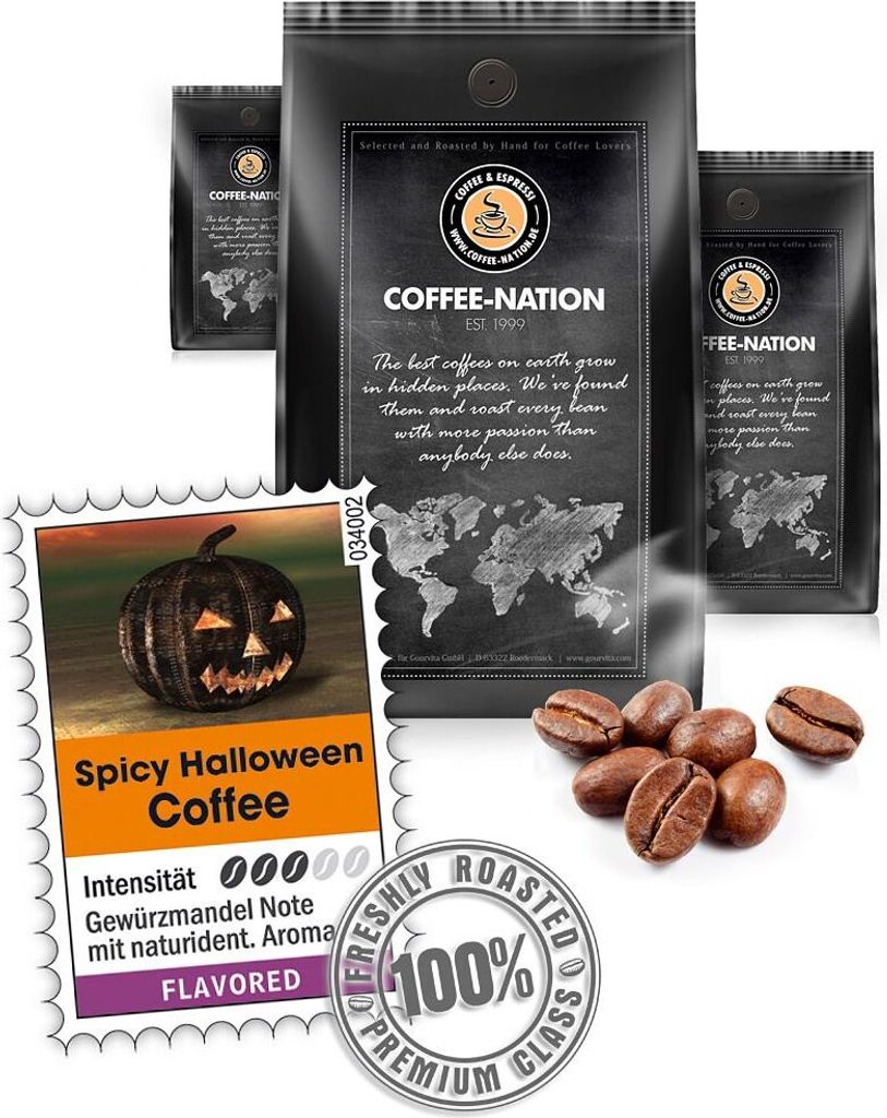 Coffee SPICY HALLOWEEN COFFEE by Coffee-Nation, 500g beans