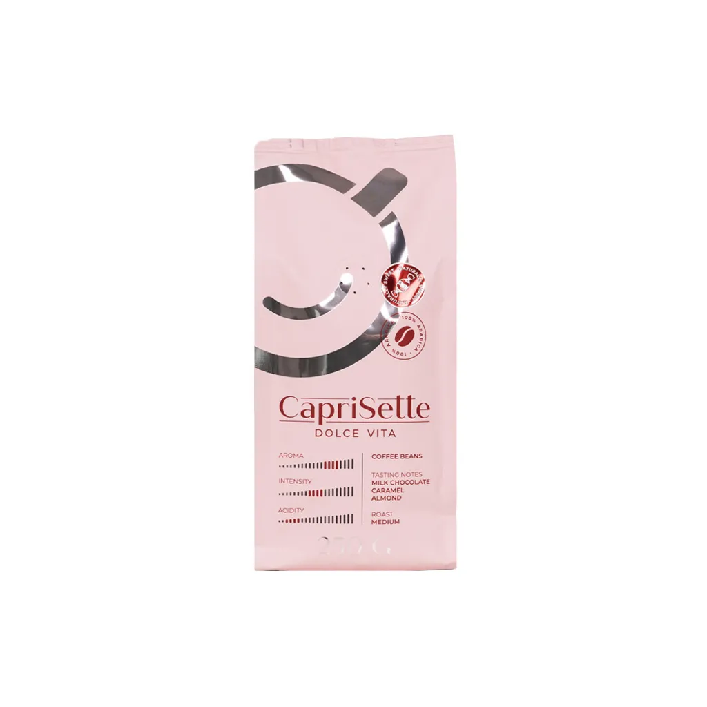 Caprisette Dolce Vita coffee beans, 250 g