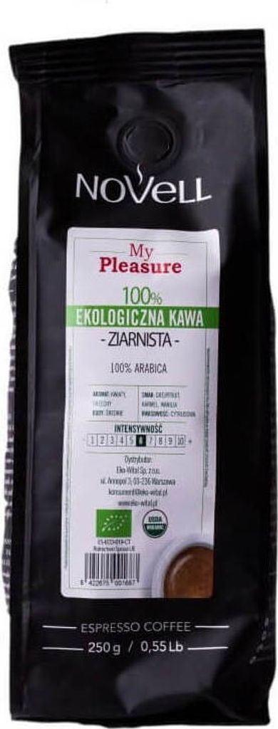 My Pleasure Coffee Beans 250 g Cafes Novell