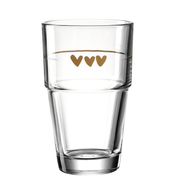 Coffee glass Hearts Solo by Leonardo