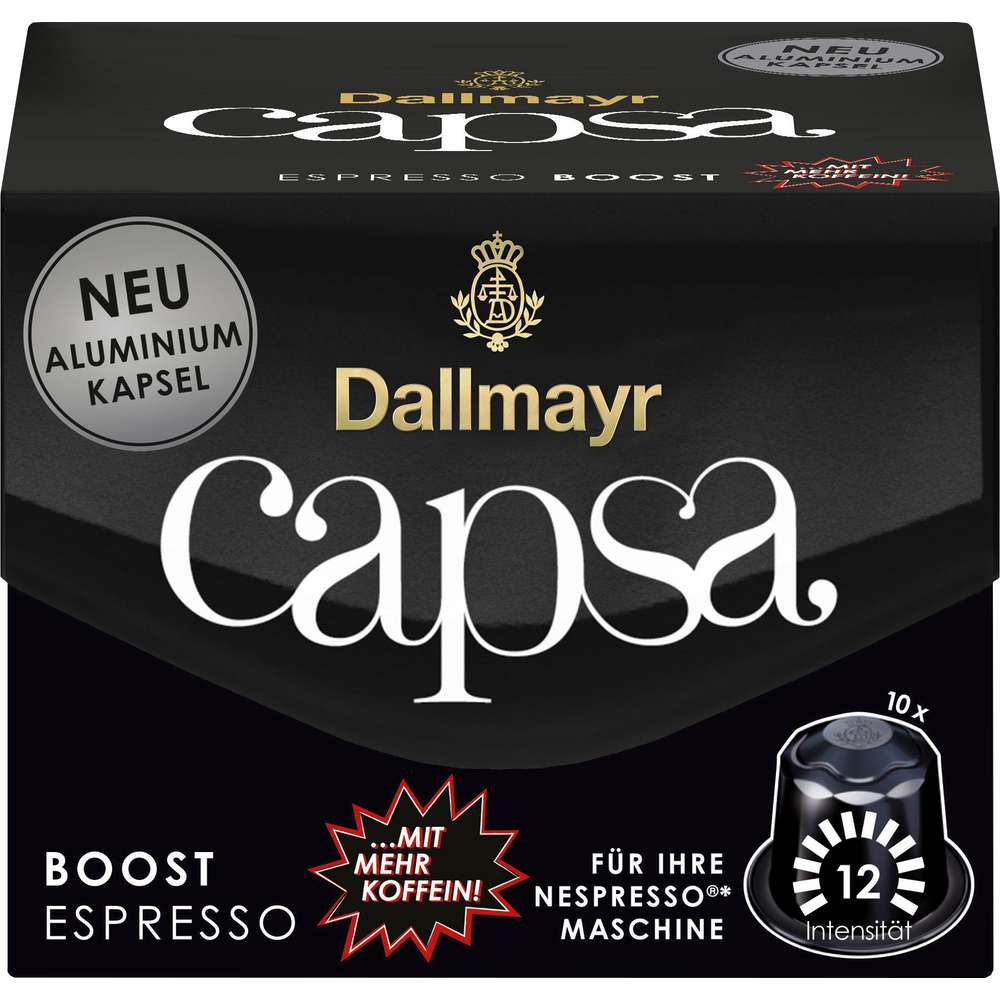 Coffee capsules Capsa, Boost Espresso