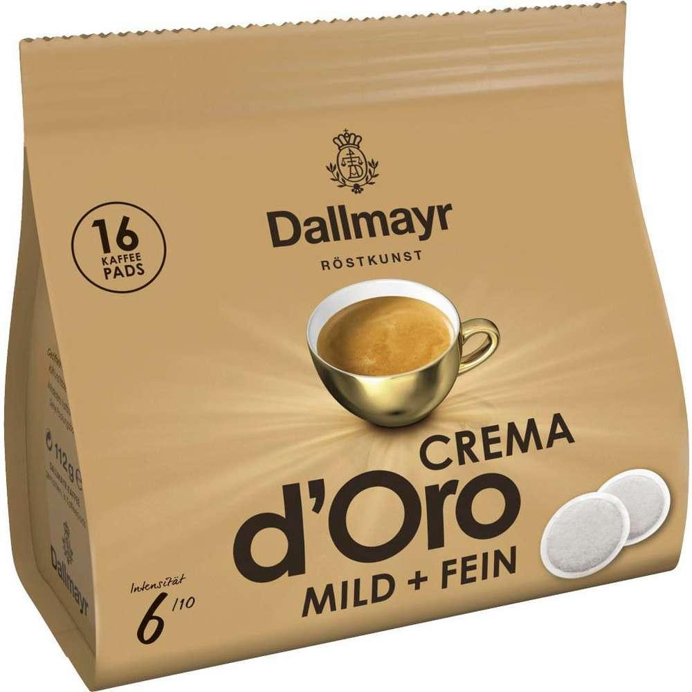 Crema dOro coffee pods, mild & fine