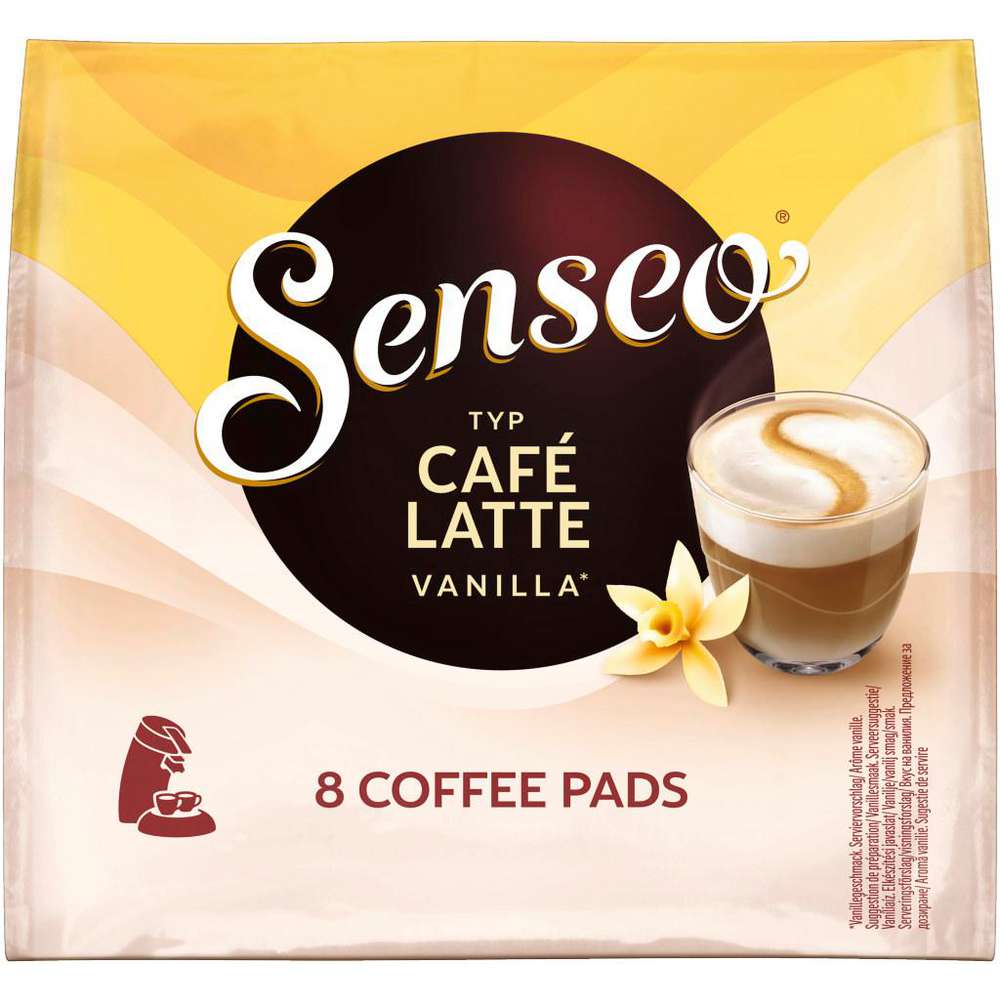 Coffee pods, Latte Vanilla