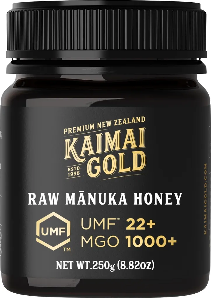 Kaimai Gold MGO 1000+ / UMF 22+ Manuka Honig * 250g Premium Monofloral UMF® Certified Neuseeland ManukaHonig * 800 820 829 830 850 1046 1122 1200