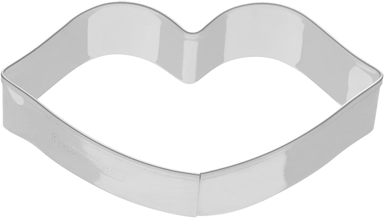 Kaiser Biscuit Cutter Birthday Kissing Mouth, Stainless Steel, 6 x 3 x 2.5 cm