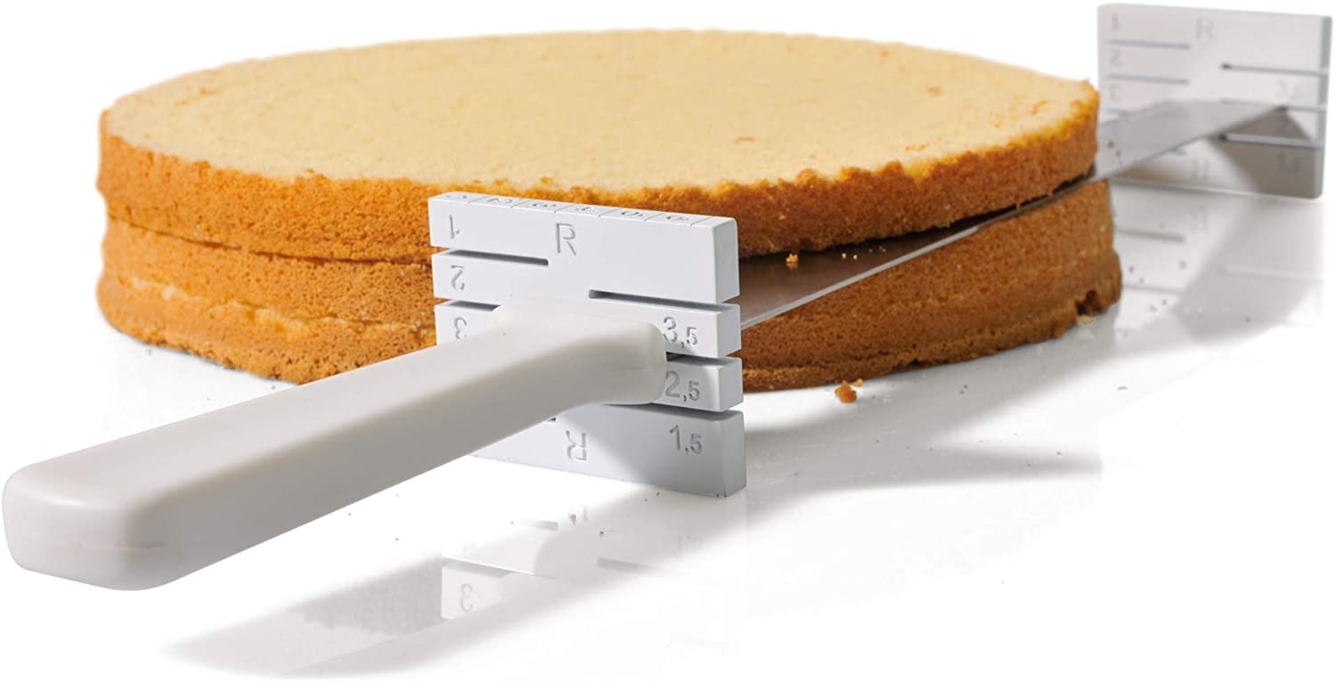 Kaiser - “Inspiration” 30 cm Ergonomic Cake Knife with Practical Spacers and Extra-Sharp Blade