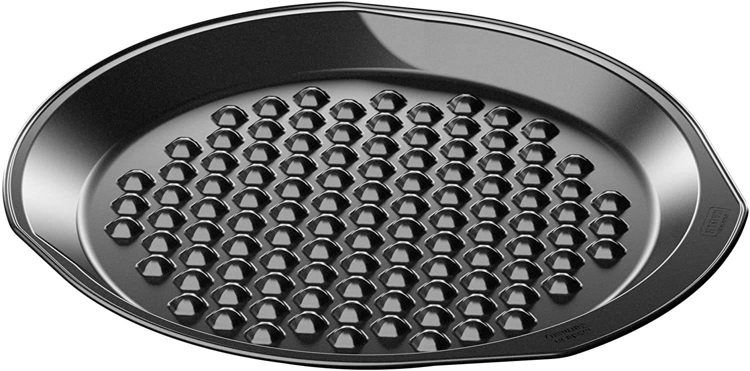 Kaiser Inspiration Tin Round Non Stick Loose Driptec Structure for Fettreduzierte Krusty Results 37 x 35 x 2.5 cm