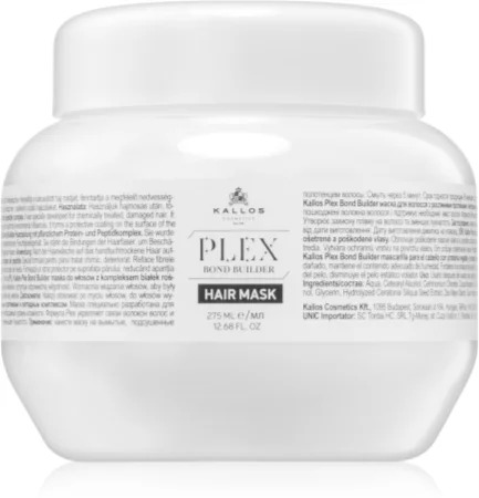 Kallos Plex Hair Mask Regenerating mask for damaged, chemically treated hair