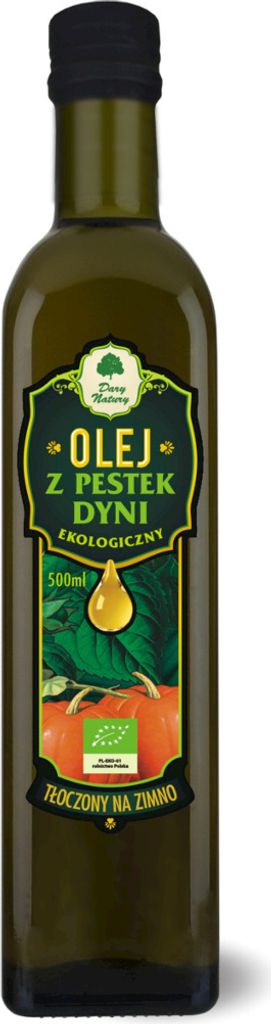 KALTGEPRESSTES KÜRBISKERNENÖL, 500 ml -