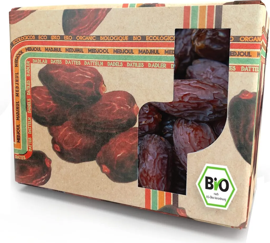 Kamelur Organic Medjool Dates with Stone 5kg