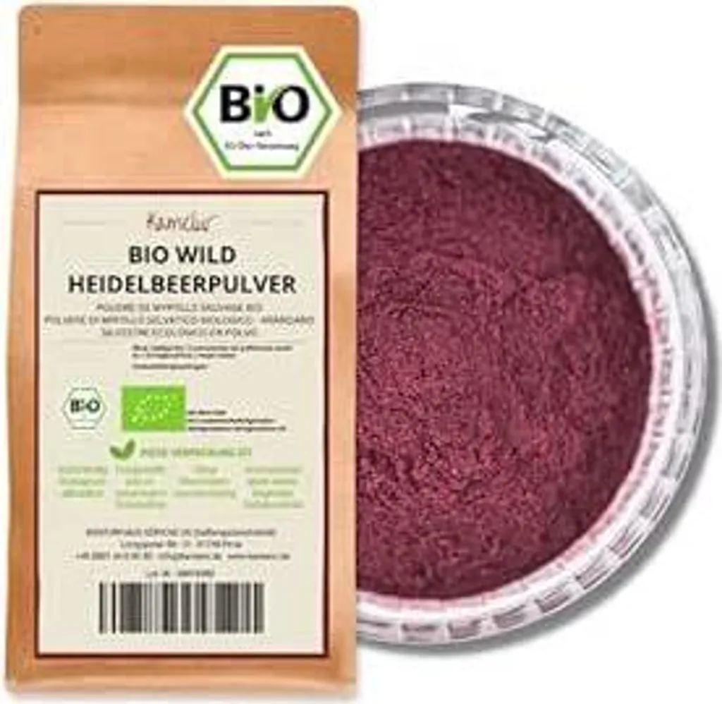 Kamelur organic wild blueberry powder 250g