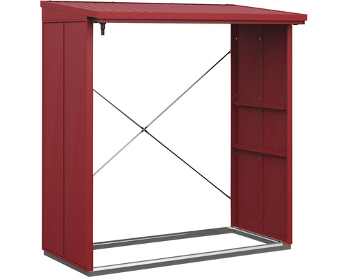 Firewood shelter Hörmann EcoStar Elegant-V Type 2 181.4 x 102.5 x 198.0 cm purple red