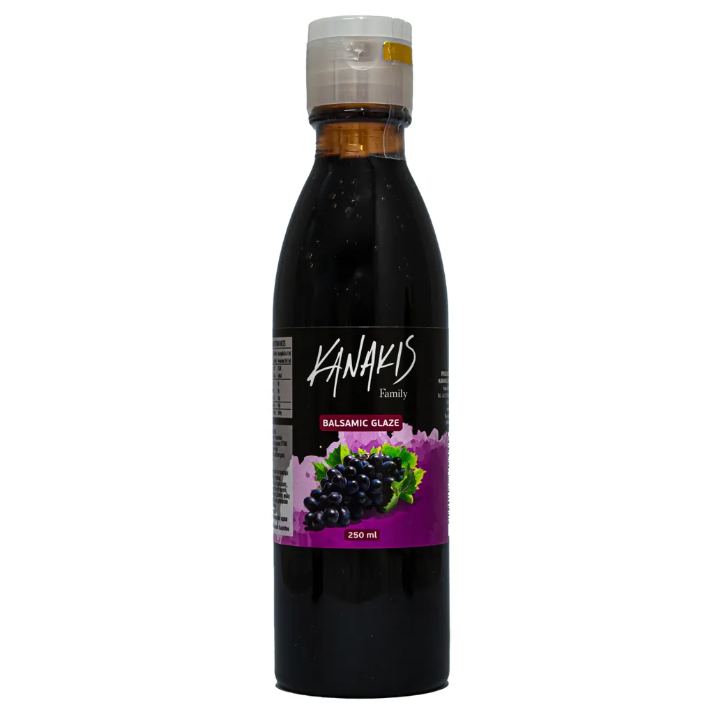 Kanakis, Cream, Balsamic Vinegar Sauce, 250ml, 100% Greek, Thick for salads, sandwiches, gluten-free