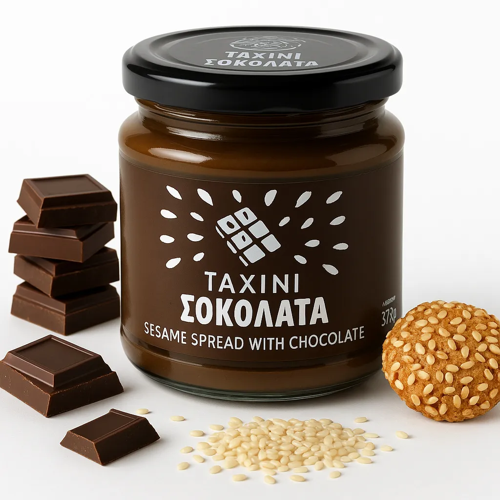 Kandylas, Tahini-Paste mit griechischer, griechischer Schokolade, 300g, Süßigkeiten