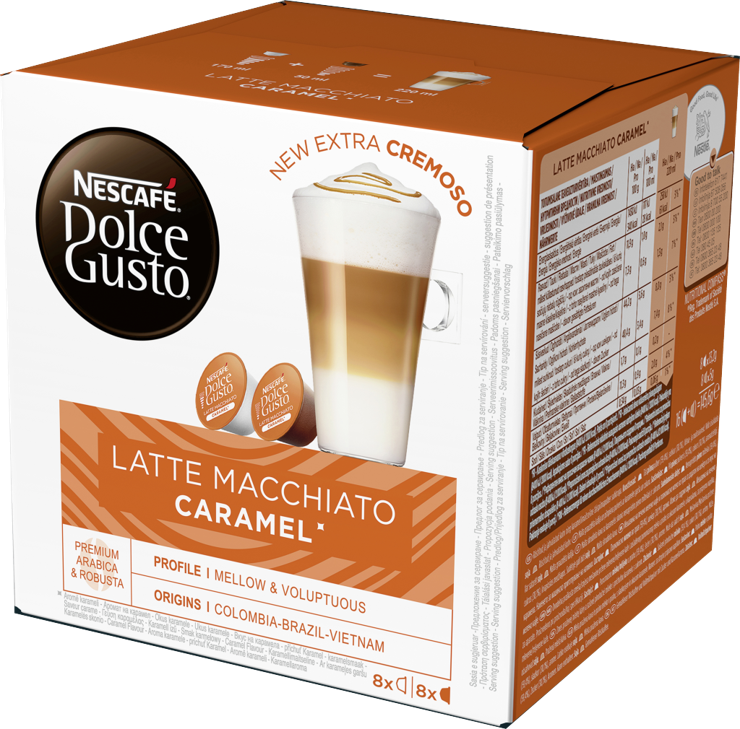 Kapseln "Latte Macchiato Caramel"