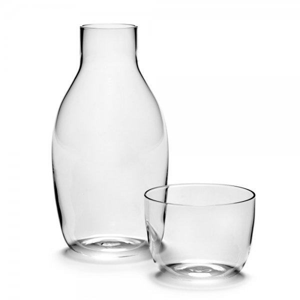 Carafe + glass set passe-partout (2 pieces) from SERAX