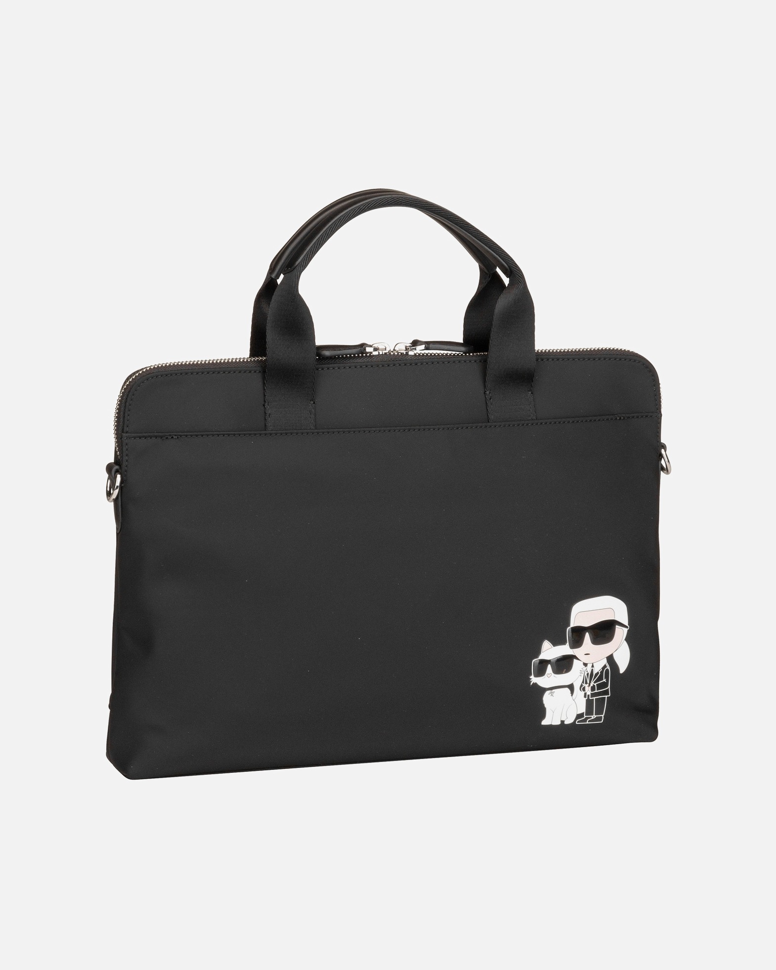 Karl Lagerfeld Laptop Bag Laptop Sleeve K/Ikonik 2.0 Nylon Laptop Bag