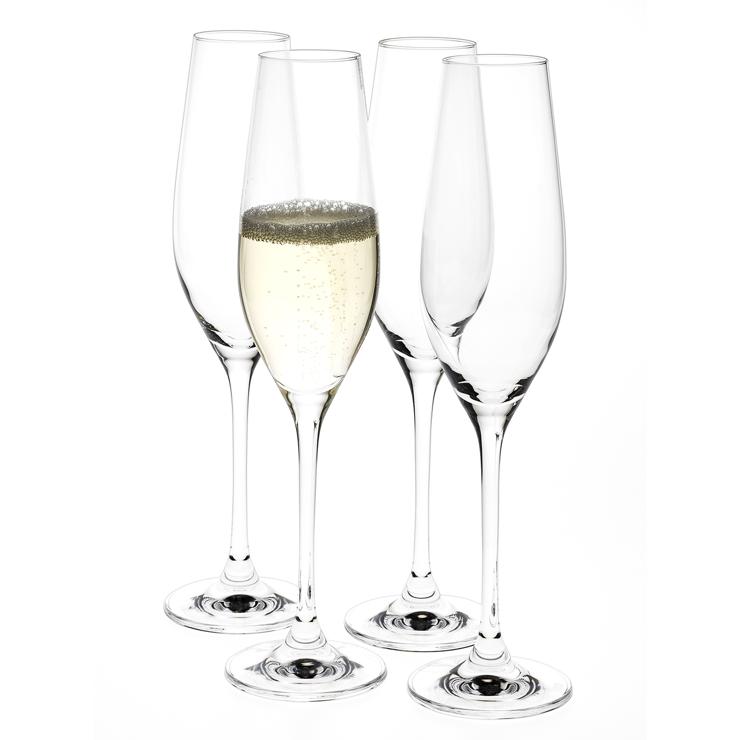 scandi-living Karlevi Champagne Glass 4-Pack