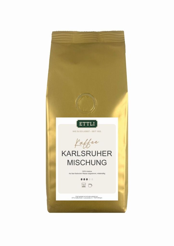 Karlsruher Blend 1 kg Ettli Coffee Beans 100% Arabica