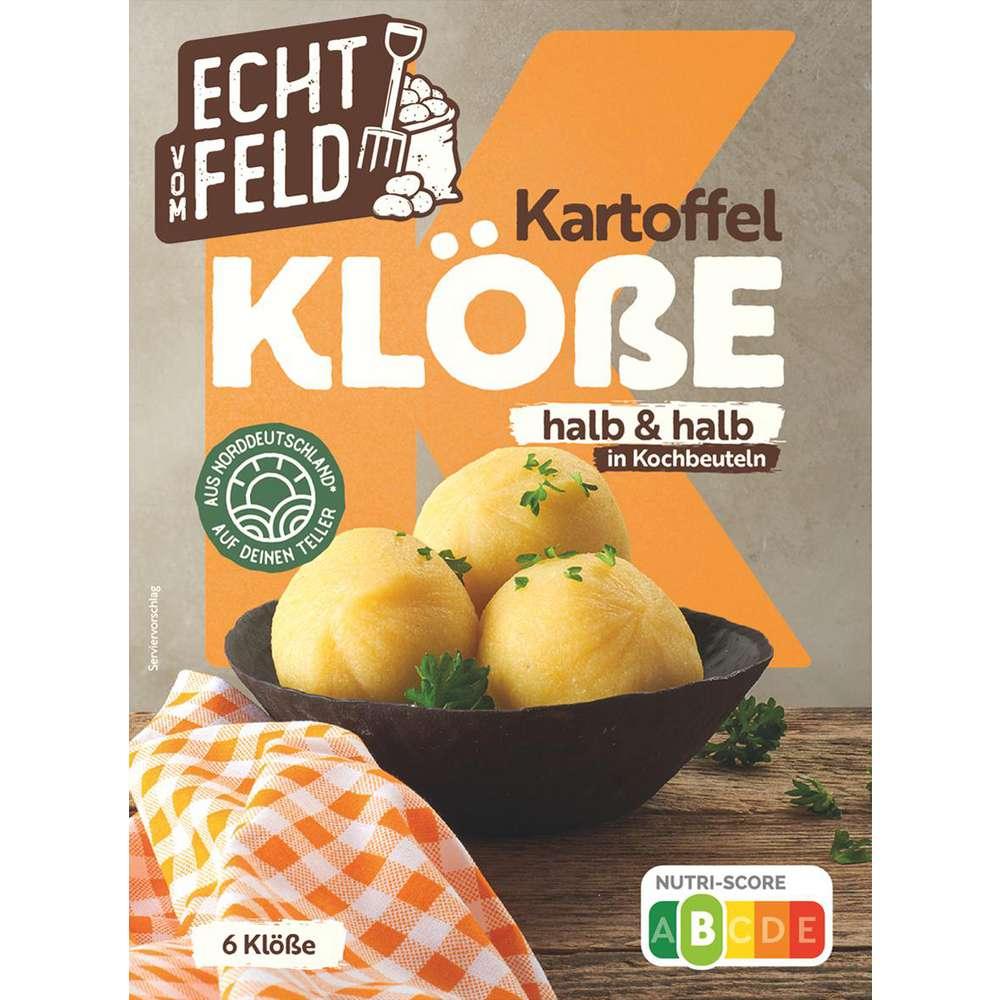 Potato dumplings, half&half