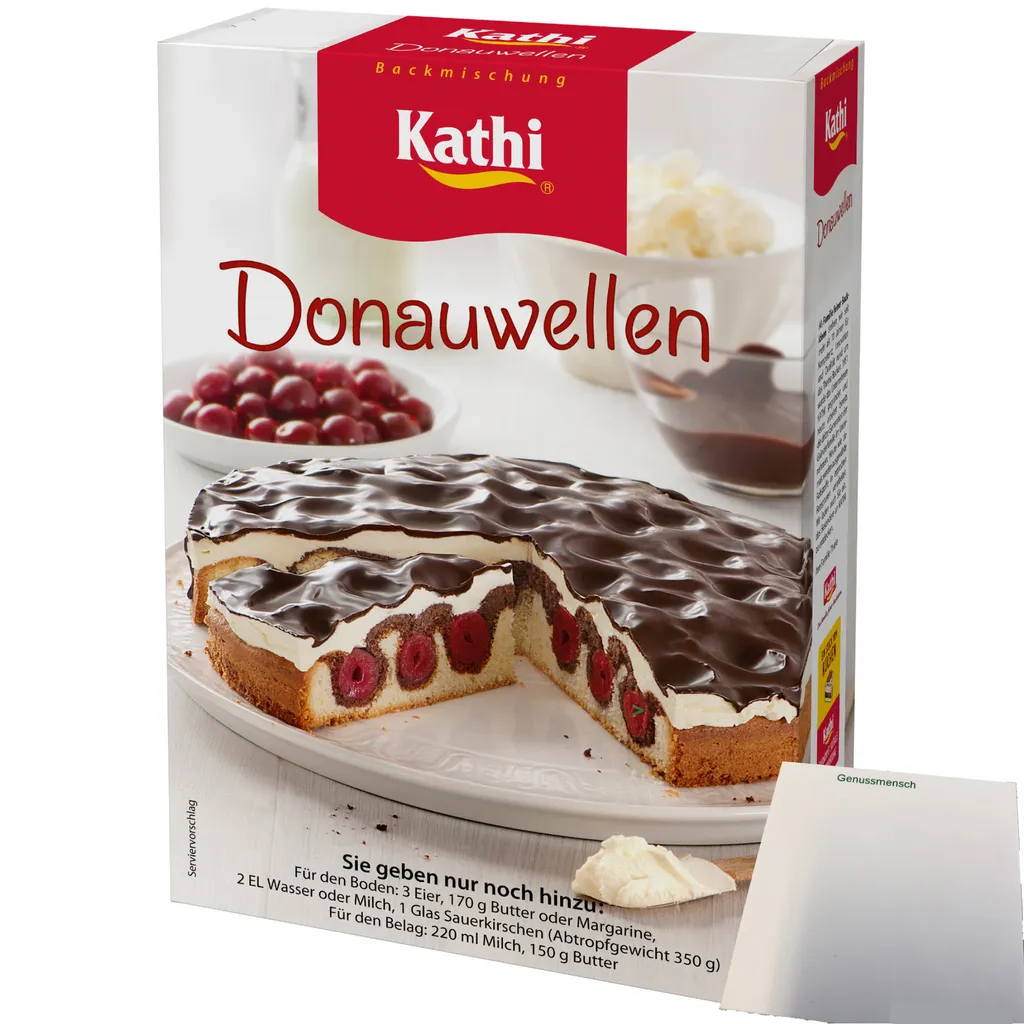 Kathi baking mix for Donauwellen (490g pack) + usy block