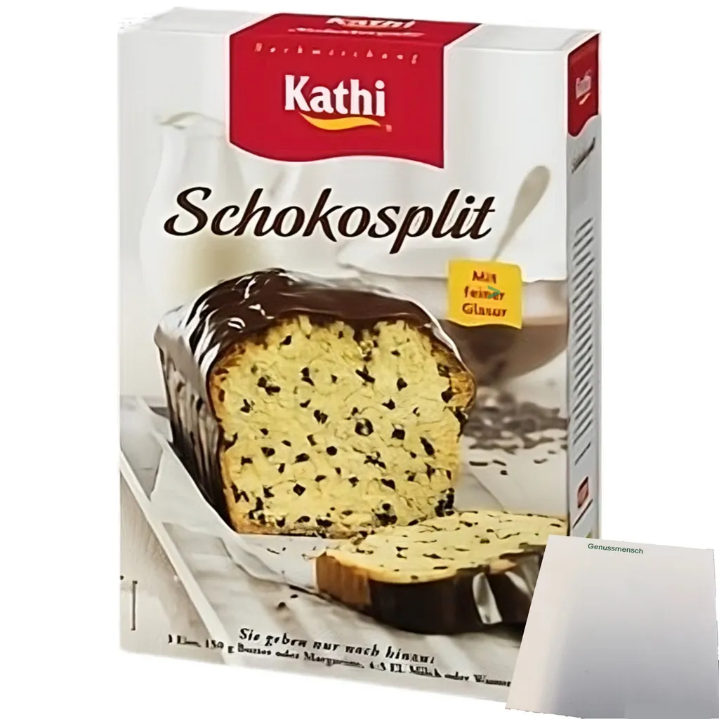 Kathi baking mix for chocolate chip cake (450g pack) + usy block