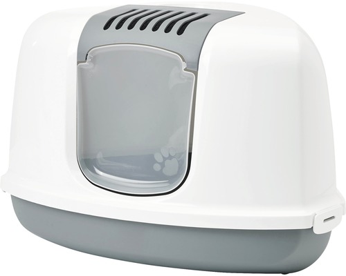 Cat corner toilet SAVIC Nestor Corner 58.5x45.5x40 cm white-gray