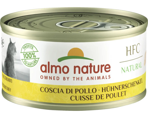 Wet cat food almo nature HFC chicken leg 70 g