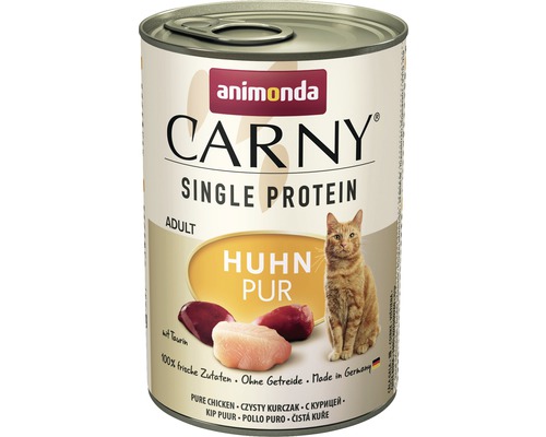 Wet cat food animonda CARNY Single pure chicken 400 g