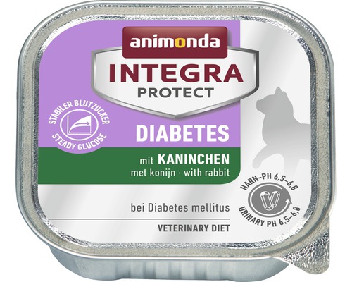 Wet cat food Protect animonda Diabetes with rabbits 100 g