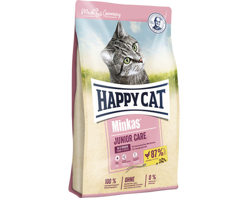 Dry cat food HAPPY CAT Minkas Junior Poultry 500 g
