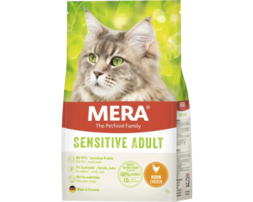 Dry cat food Mera Cats Sensitive Adult Chicken 2 kg
