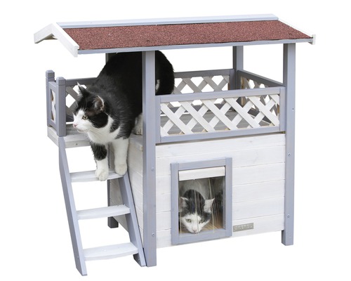 Cat house KERBL Lodge Ontario 77x73x50 cm