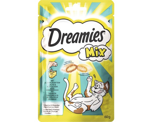 Cat snack Dreamies Mix with salmon and cheese 60 g