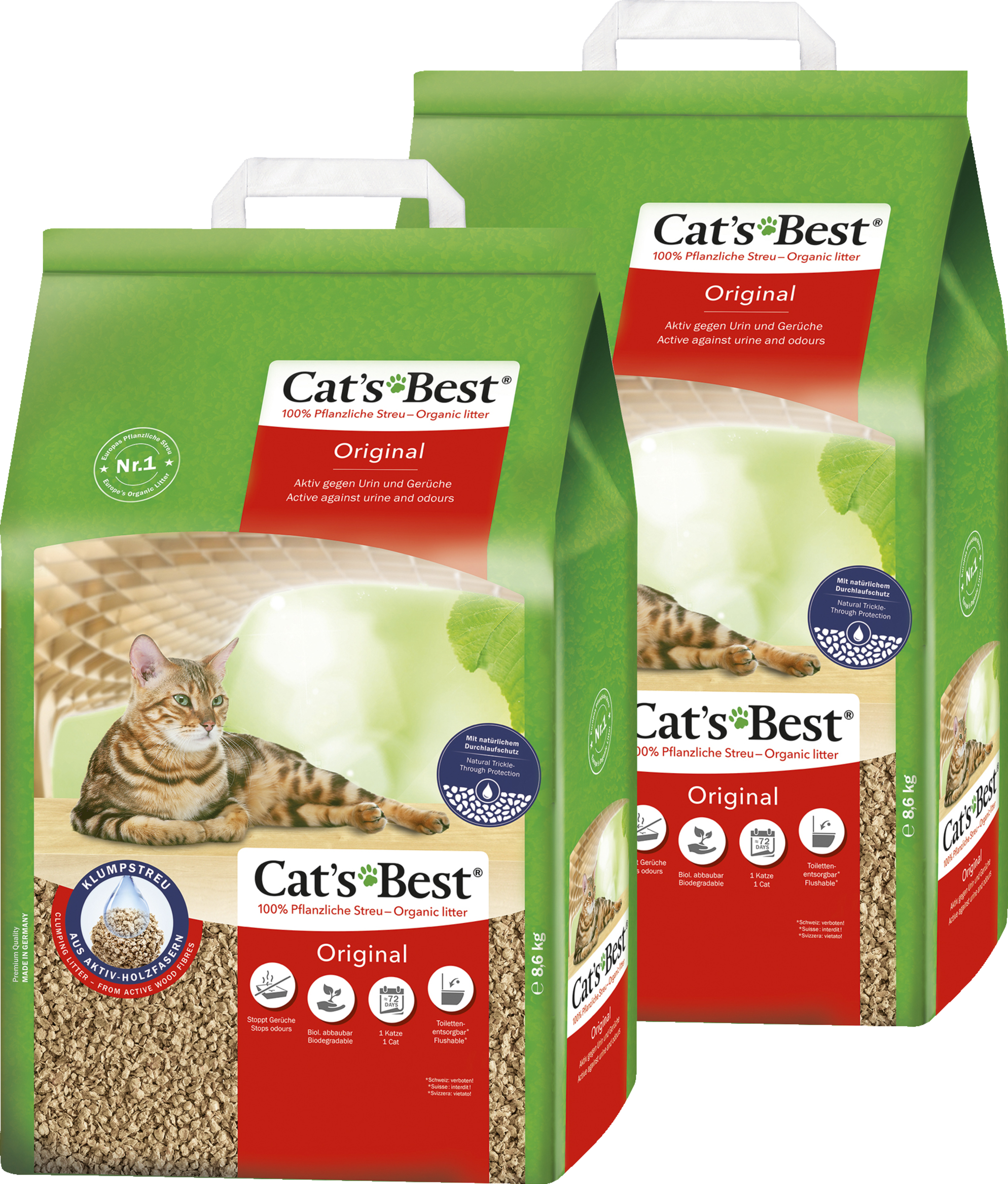 Cat\'s Best Cat litter original value set