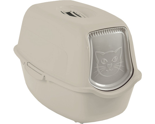 Cat toilet 56 x 40 x 39 cm cream
