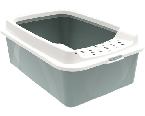 Cat litter box 57.2 x 39.3 x 20.9 cm green