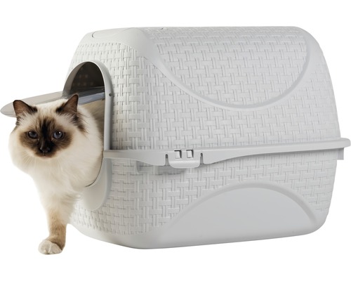 Cat toilet bama pet Prive Ice 41.8 x 50.5 x 39.6 cm white